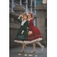 Miss Point Rose Doll Velvet One Piece(Reservation/Full Payment Without Shipping)